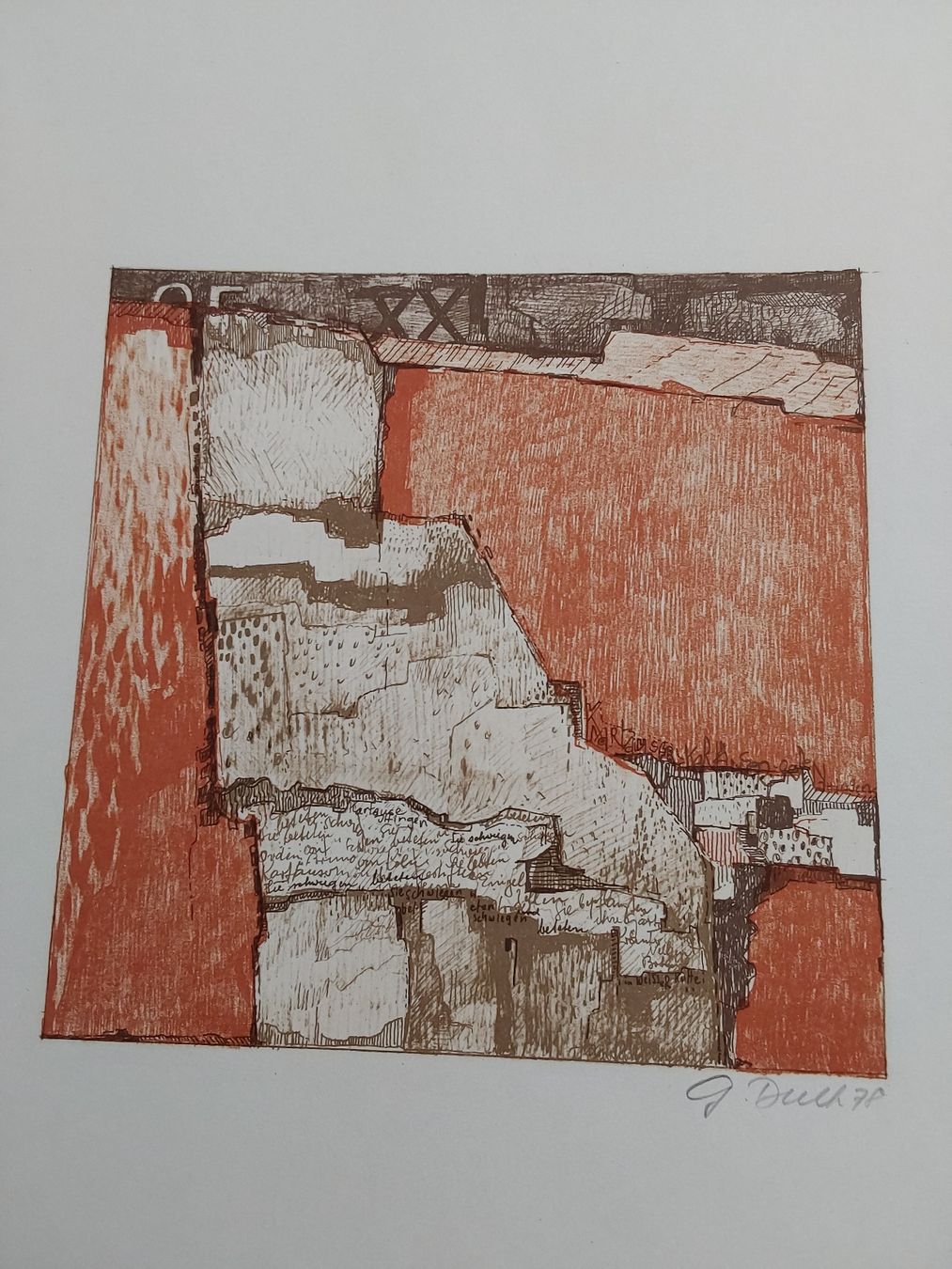 Grafica & Litografie: Dulk Georges. Lithographie Handsigniert. 34,5x49,5cm. – Usato da Steinach venduto da Chilli1957 3