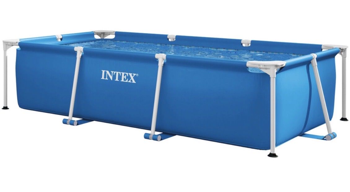Intex Piscine: Intex 2.6x1.6x0.65 Rectangular Frame Pool & Zubehör – Usato da Weisslingen venduto da lufan79 4