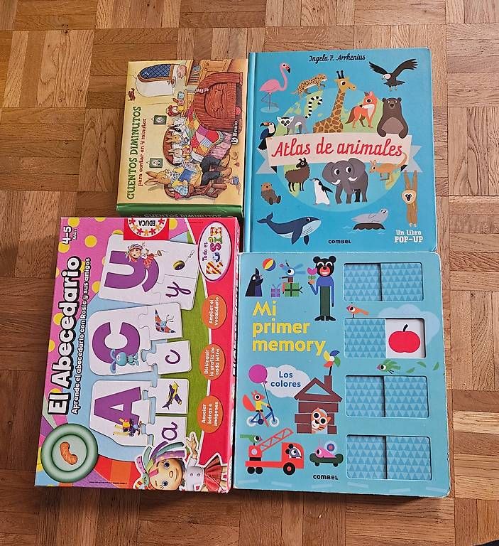 Livres: Spanische Kinderbücher und ABC-Spiel – D'occasion à Bäretswil par sia_cp8q