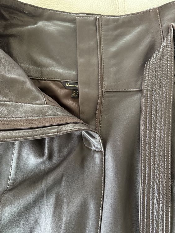 Massimo Dutti Gonne: MASSIMO DUTTI Brown Genuine Leather Skirt, Size S – Nuovo (secondo la descrizione) da Forch venduto da ele_9gsf 4