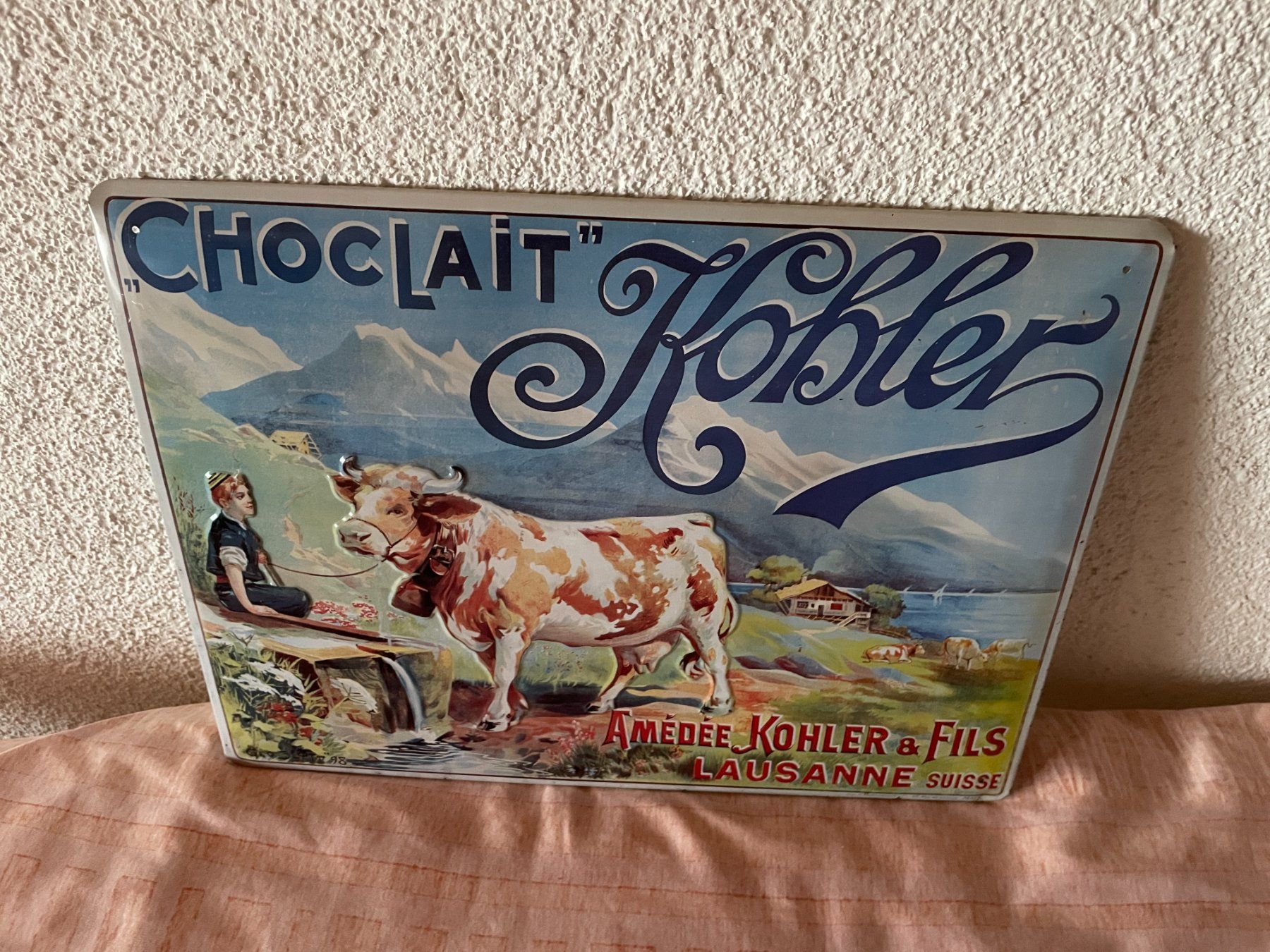 Insegne: Blechschild Chocolait Kohler – Usato da Ettingen venduto da Donald4107 4
