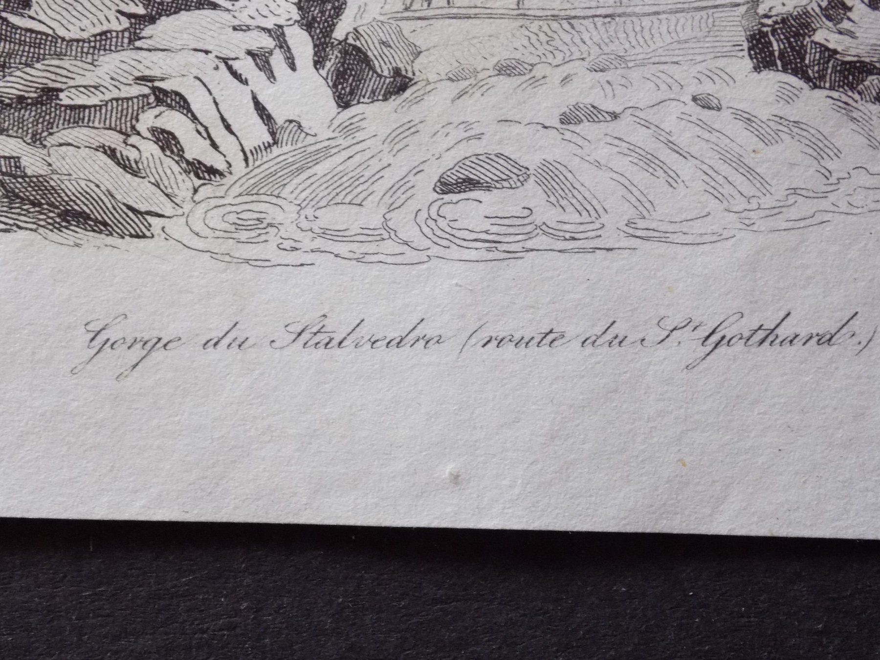 Stiche: Gorge Stalvedro Leventina – Gebraucht aus Risch von Rischli15 2