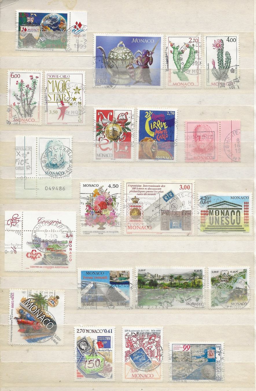 Tutti i francobolli: Monaco Lot 1994 ... – Usato da Sion venduto da PierreP01 1