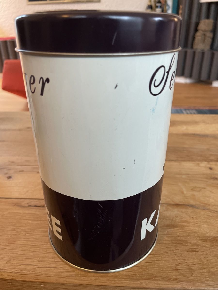 Barattoli: Seeberger Kaffee alte Reklame Blechdose – Usato da Winterthur venduto da cheerio97 3