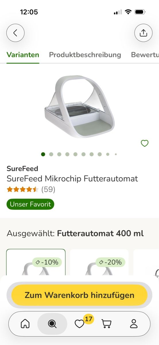 Tutte le macchine: SureFeed SureFeed Mikrochip Futterautomat – Usato da Oberengstringen venduto da JennyLu01