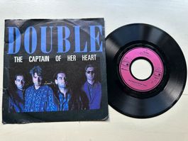 DOUBLE tolle Single The captain of the heart SWISS 80's Kult