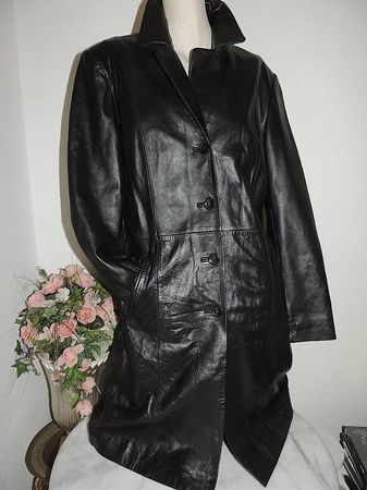 EXKLUSIVER MANTEL NAPPA-LEDER "NADIA NARDI" NP 479 CHF 40