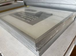 Wechselrahmen, Alu, Glas A4