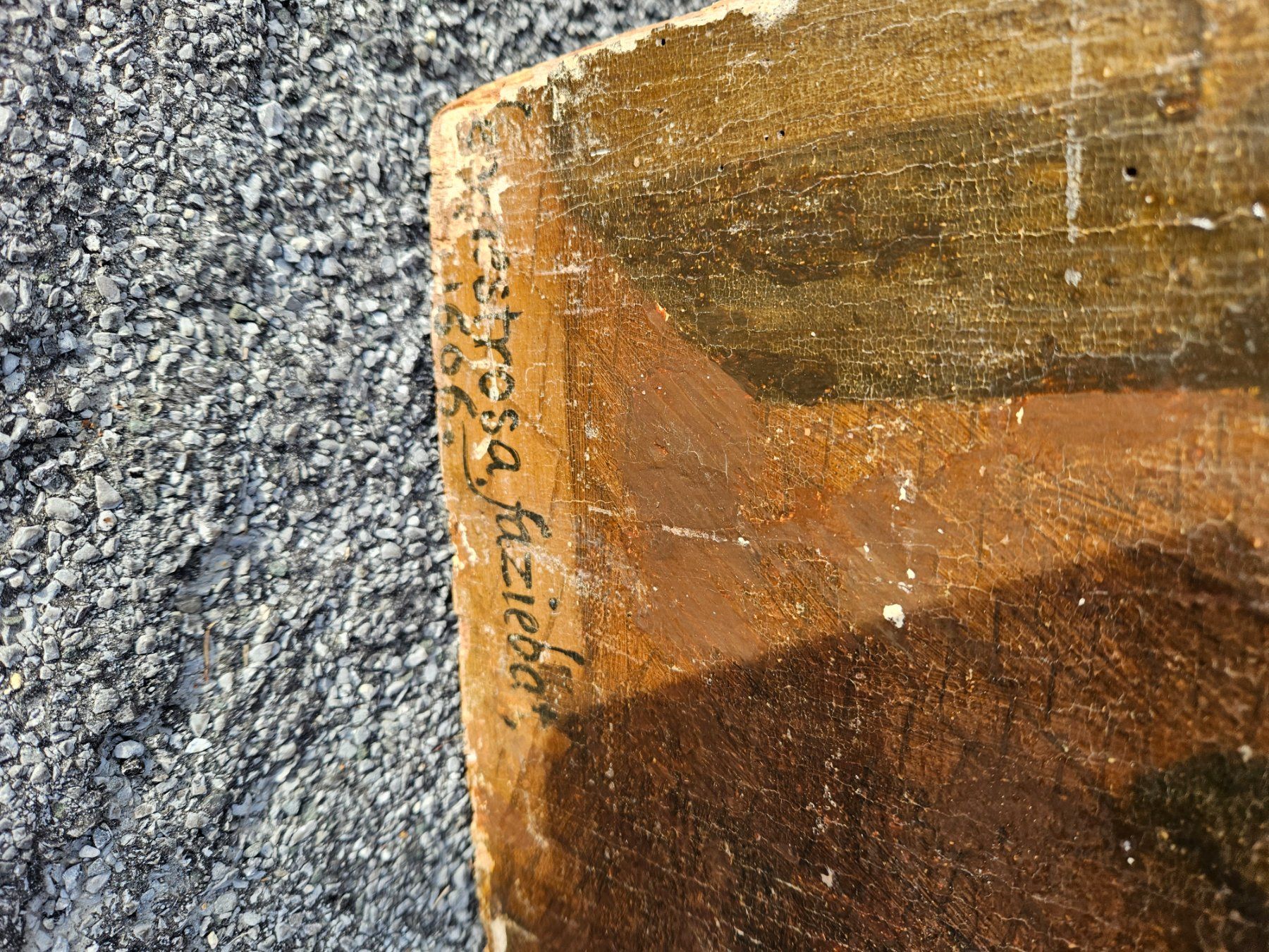 Dipinti: Ikone 1606? – Difettoso da Schwellbrunn venduto da Rosaroterpanter 6