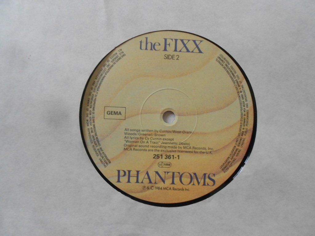 Schallplatten: THE FIXX  -  PHANTOMS – Gebraucht aus Bex von Giorgiob 5