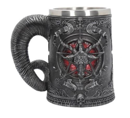 Bicchieri, Caraffe & Bottiglie: Baphomet - Bierkrug – Nuovo e nell'imballaggio originale da Buchs SG venduto da Skullep 2