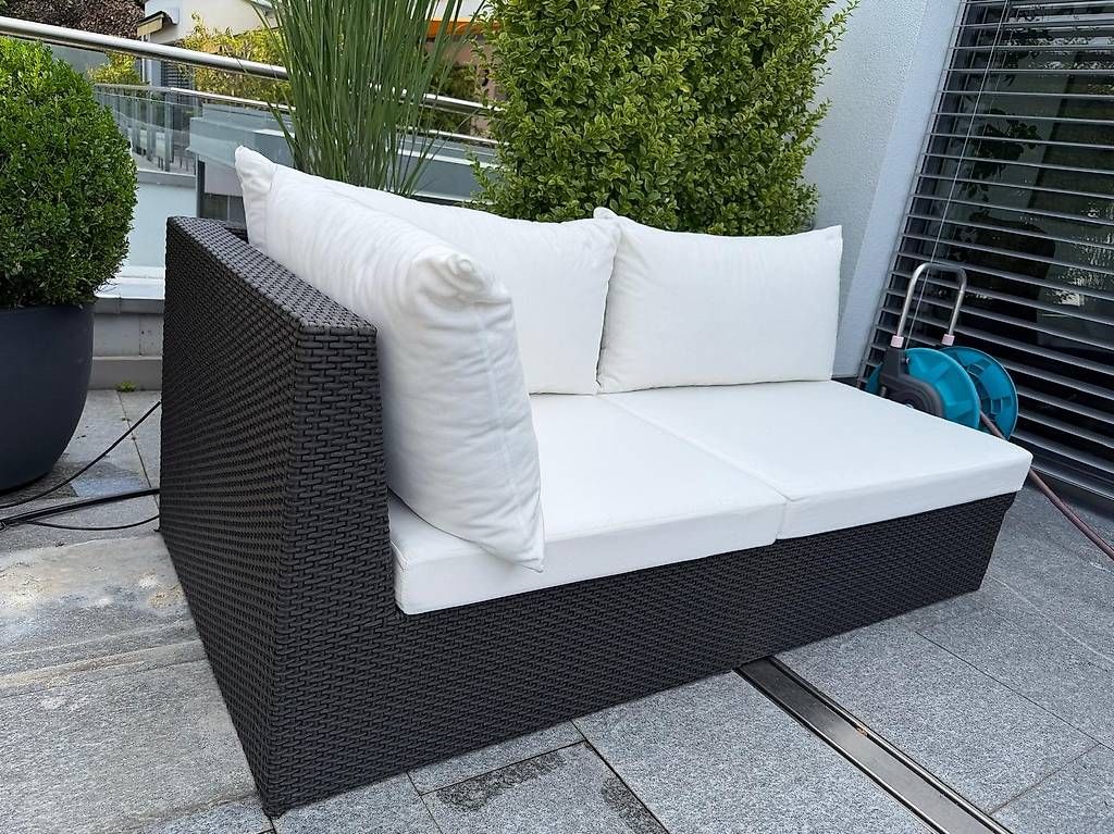 Chaises longues: Neuwertige Gartenlounge aus Polyrattan – D'occasion à Baar par peloma 2