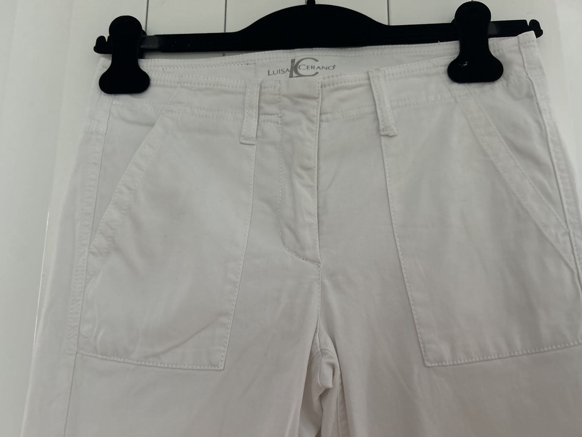 Luisa Cerano Jeans: Jeans  Luisa Cerano blanc, taille 34 – Usato da Lausanne venduto da PinaD 1