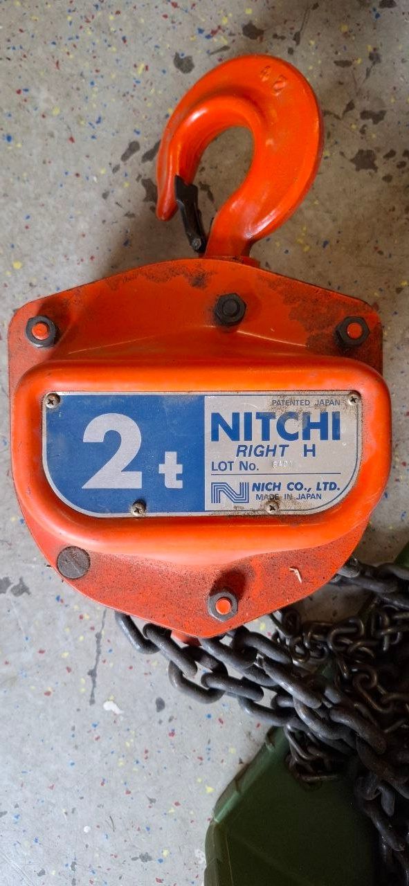 Paranco multiuso: Kettenzug, 2 T, Nitchi – Usato da Malix venduto da jul_7nhn 2