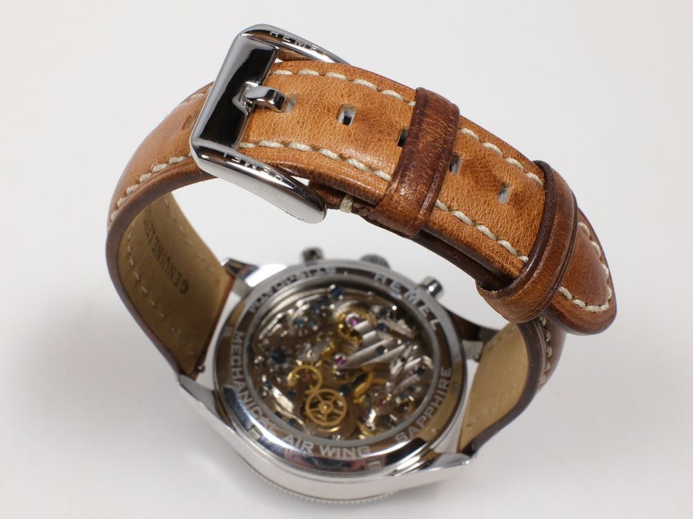 HEMEL HF Air Wing Aged Ivory Full Lume Dial Chronograph ST19 (Gebraucht ...