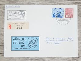 CL17 Enveloppe + Timbre Suisse 1971