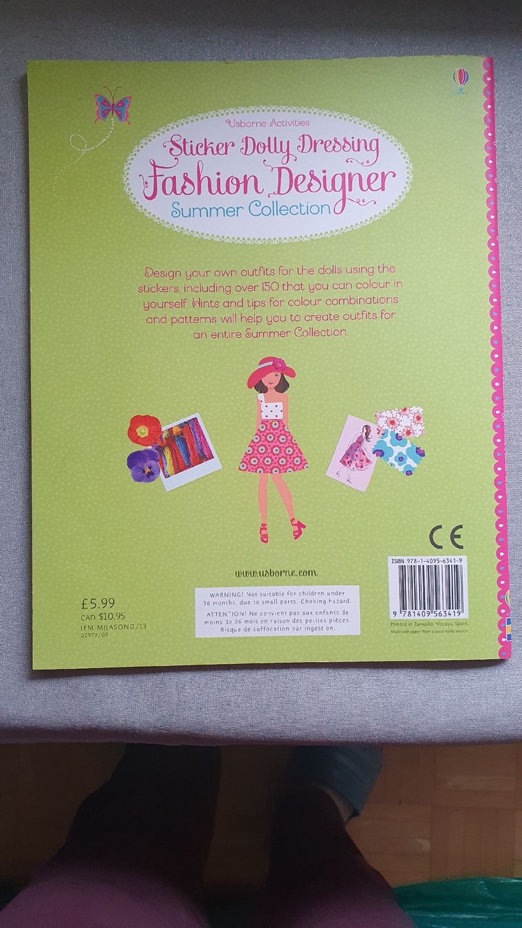 Aufkleber: Fashion Designer Sticker Buch – Neu (gemäss Beschreibung) aus Pfaffhausen von mai2002 1