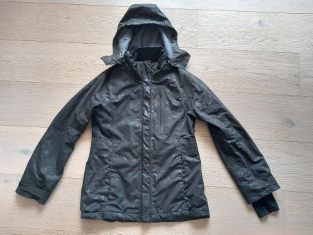 H&M Softshelljacke Gr. 158 Mädchen schwarz - grau