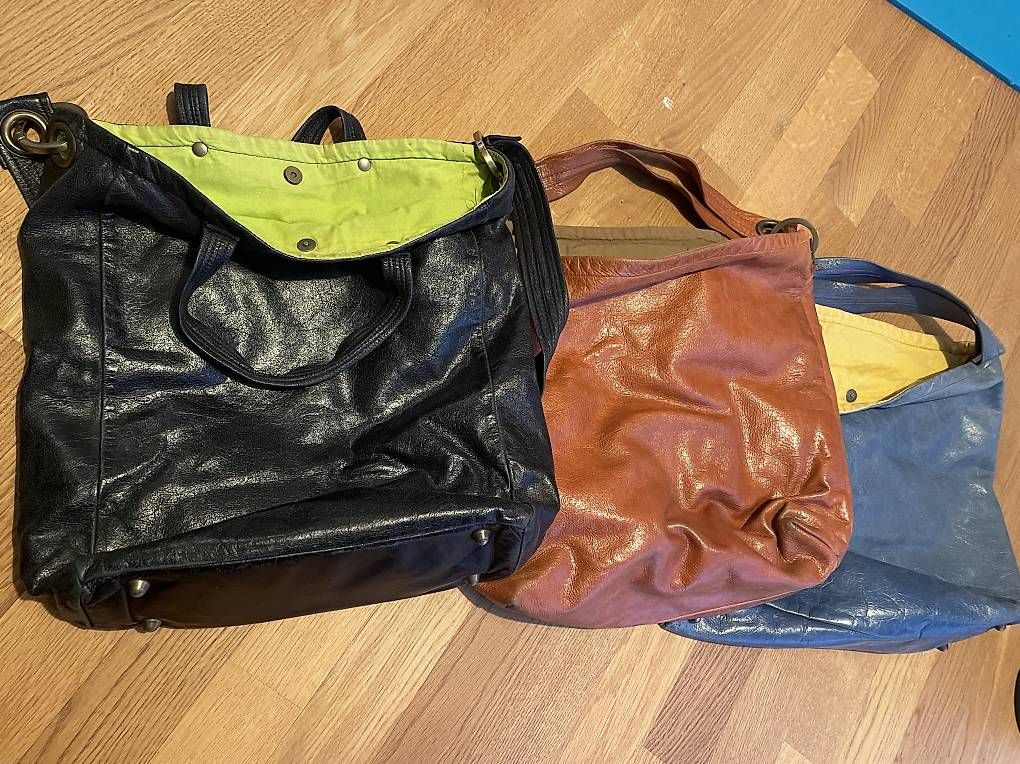 Borse da donna: Leder Shopping-Taschen – Usato da Laax GR venduto da sue987