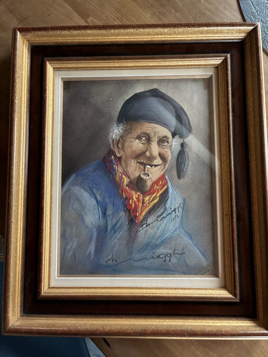 Posters & Illustrations: Portrait, Mann mit Pfeife – D'occasion à Winterthur par cla_5jtj 1