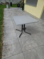 4 Klapptische quadratisch grau Metallgestell gebraucht