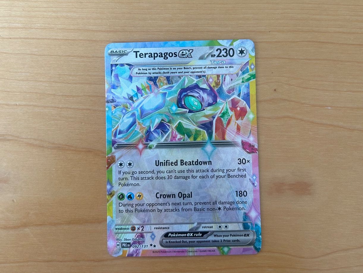 Pokémon Sammelbilder & Trading cards: Terapagos Ex 092/131 PRE EN – Gebraucht aus Schlieren von happymerchant64