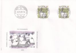 FDC 791H1 + 791H2 aus Markenheft ET Vollstempel 22.11.1995