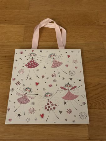 Geschenktasche mit Feen Motiv, wie neu!