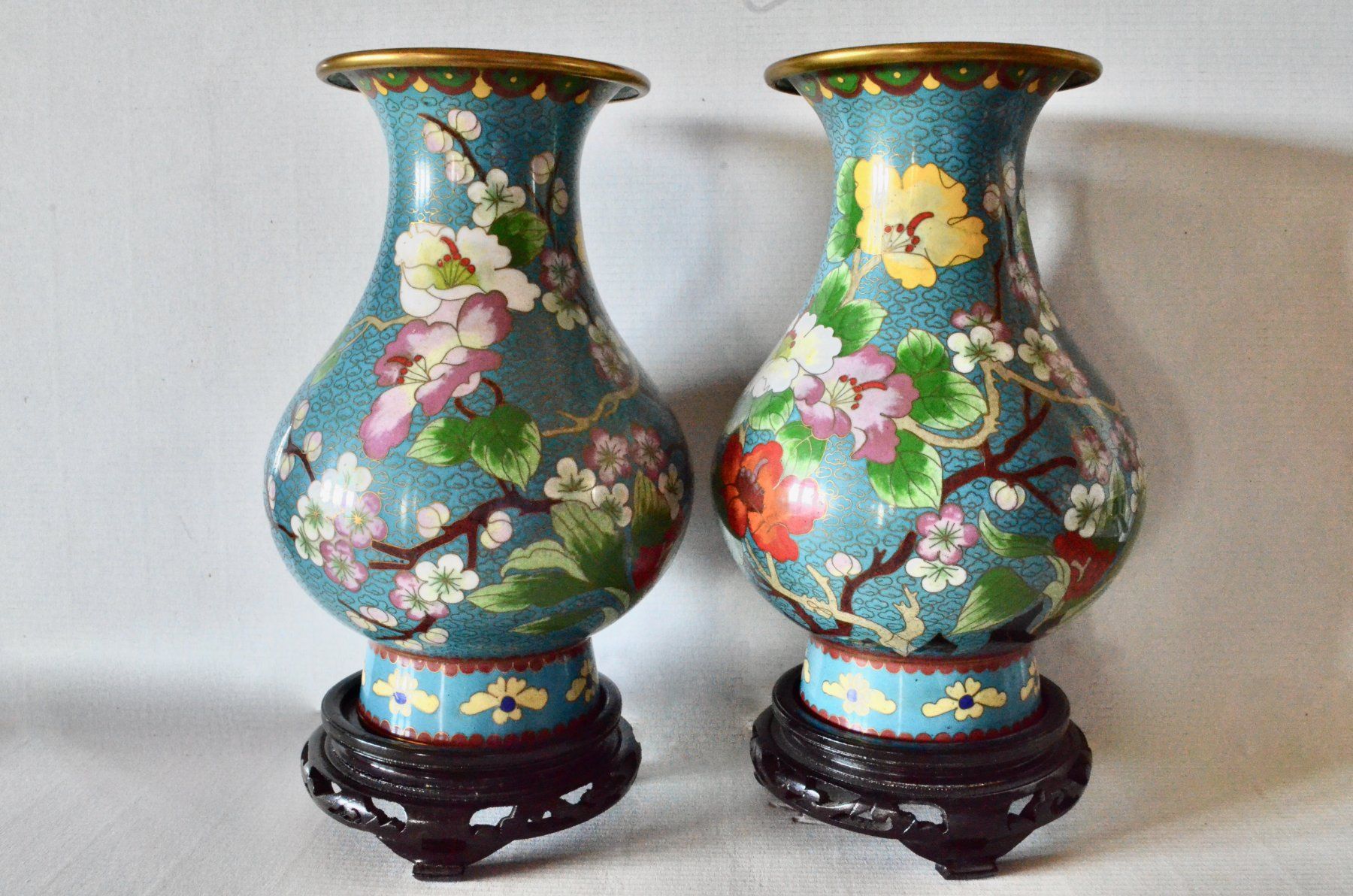Vase & Récipients: Cloisenne vases, vintage 1982. – D'occasion à Meilen par glenbeigh 2