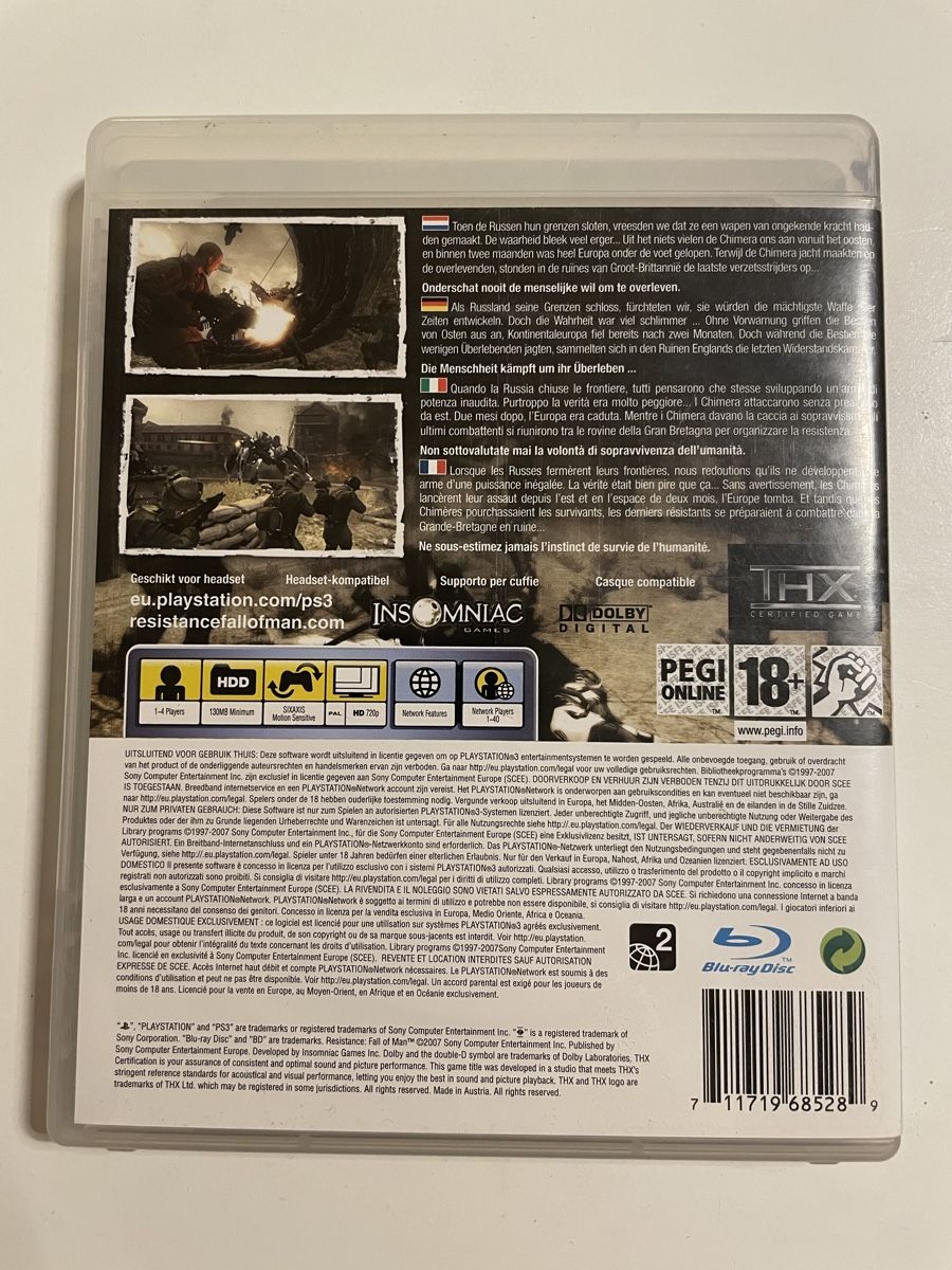 Sony Giochi: Resistance Fall of man / PS3 – Usato da Zürich venduto da Bomboo 1