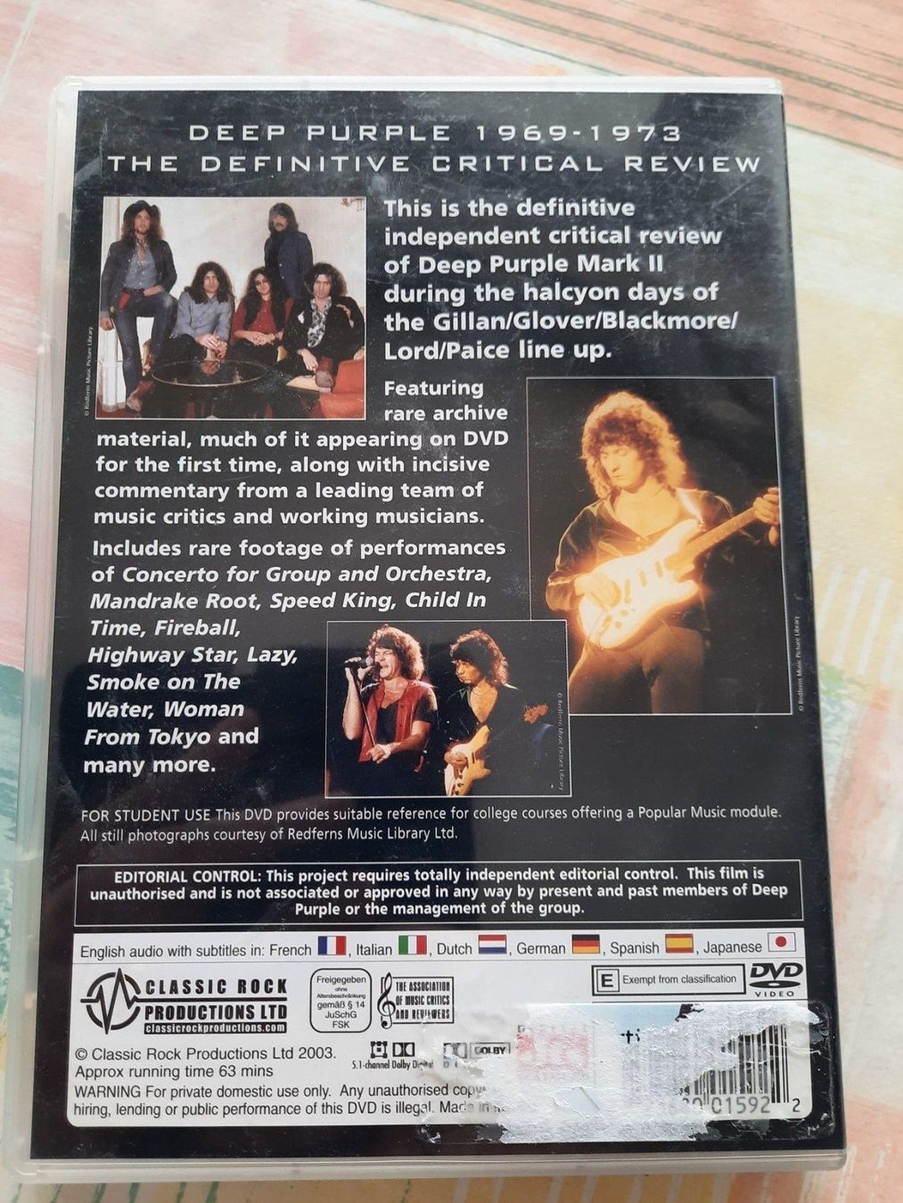 Tutti i DVDs: CD Inside Deep Purple - 1969 - 1973 – Usato da Pully venduto da bro_n52j 2