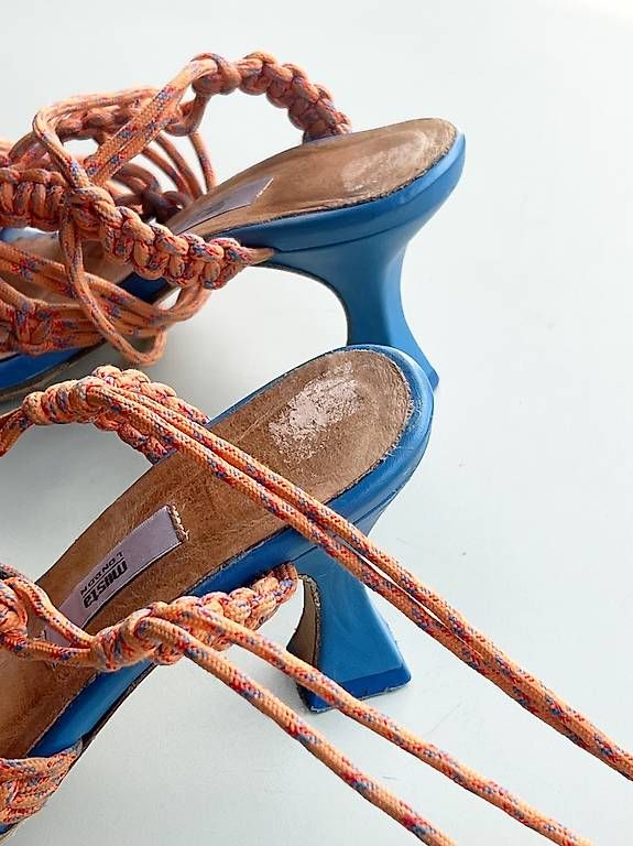 Miista Chaussures femmes: Heels Miista Stephanie orange/blau – D'occasion à Zürich par lesliemajer 2