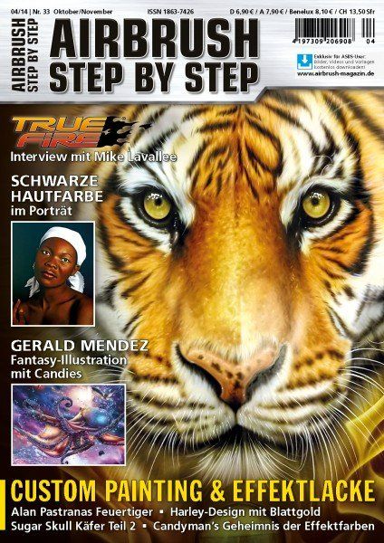 Riviste & Magazine: Airbrush Step by Step 04/14 - Nr. 33 – Nuovo (secondo la descrizione) da Reiden venduto da mirtox