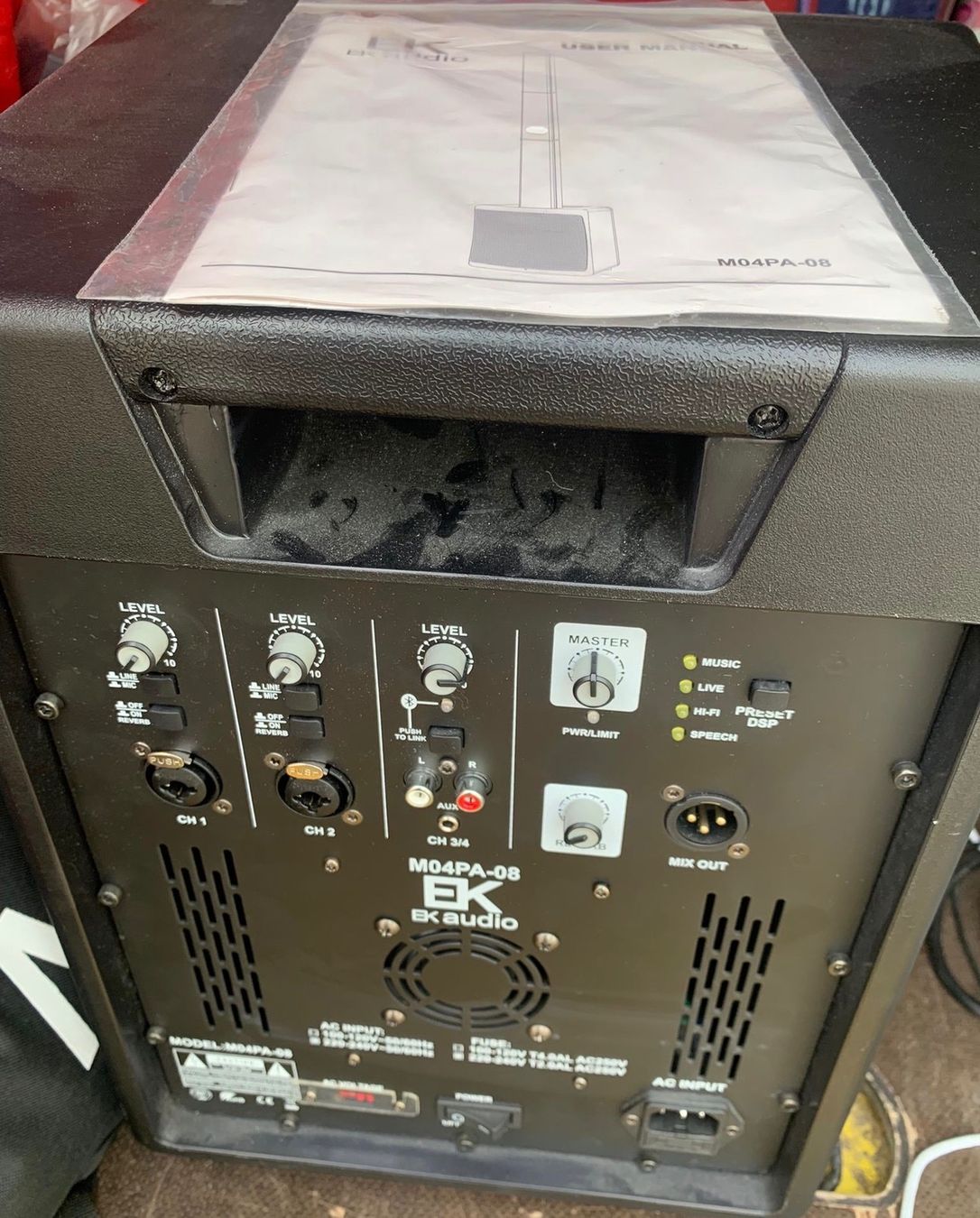 Amplificatori: ek audio m04pa08b Bluetooth akku – Usato da Grabs venduto da mayram27 2