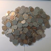 Lot of various coins from different countries