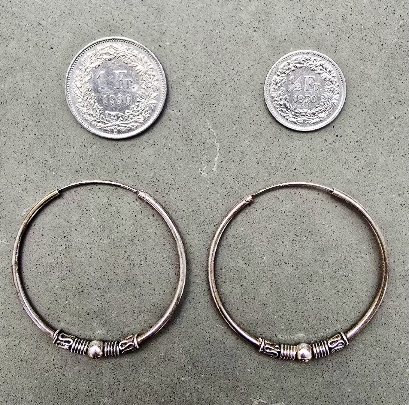 Ohrringe & -stecker: Orecchini Hoop Boho Argento Sterile – Neu (gemäss Beschreibung) aus Zermatt von eli_gr5q