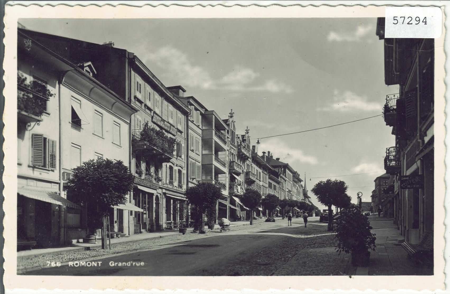 Cartoline postali: Romont - Grand'rue – Usato da Ettingen venduto da Kartenplanet