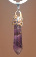 Halskette Y-650 – Säule – Amethyst – Anhänger ca. 3,5 cm