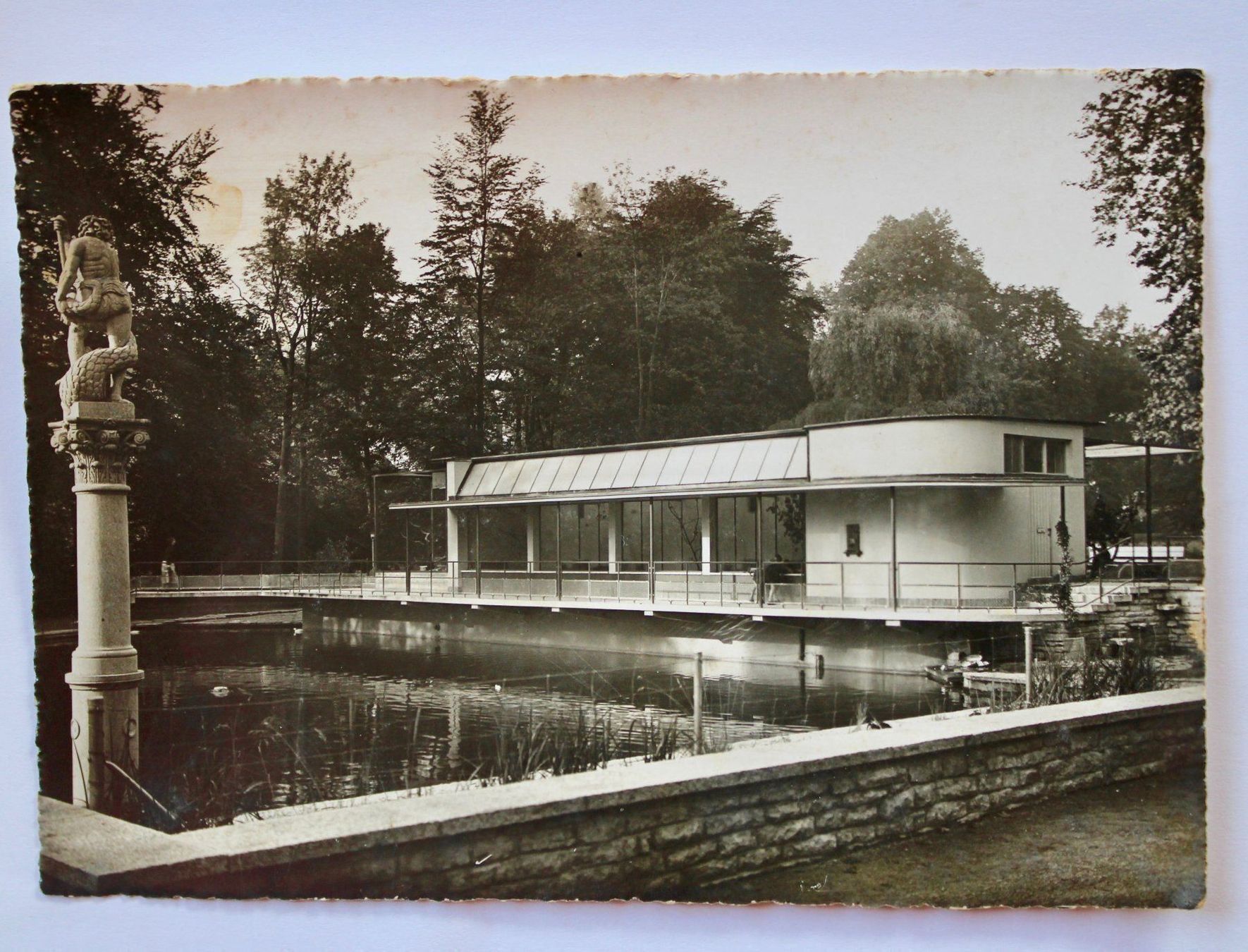 Ansichtskarten: Volière St.Gallen vor 80 Jahren – Gebraucht aus Altstätten SG von alpalfa