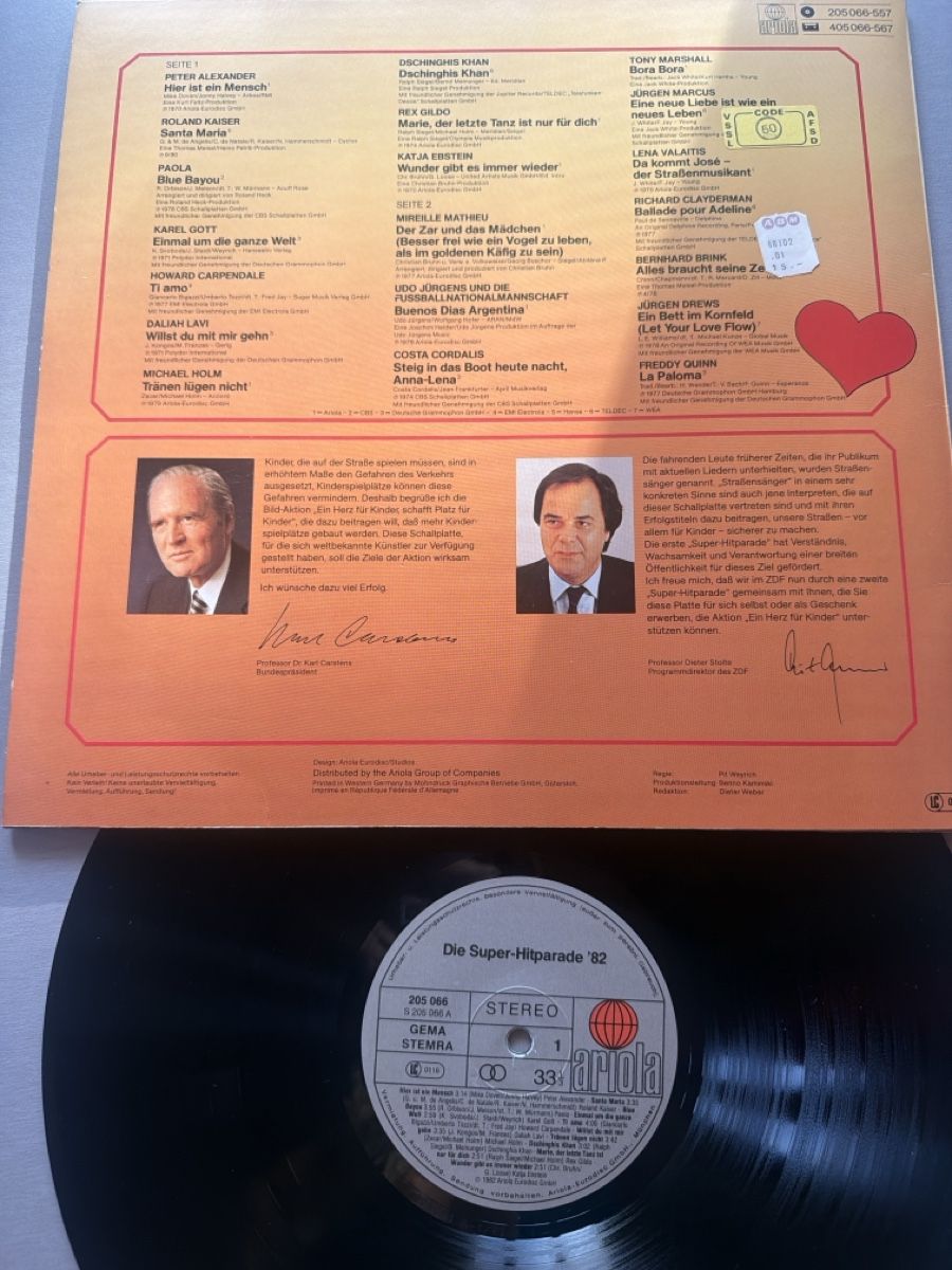 Dischi in vinile: Schallplatte Die Super-Hitparade 82 – Usato da Balterswil venduto da new_one-123 1