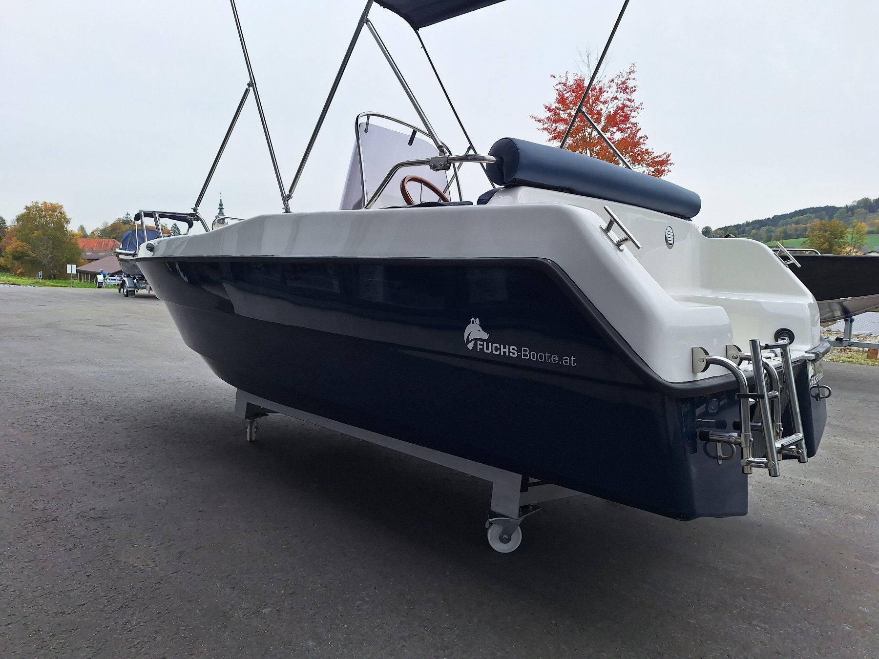 Boote: NEU 480 DLX Badeboot Familienboot Motorboot GFK Boot – Neu und originalverpackt aus Aigen Schlägl von Fuchs-Boote 3