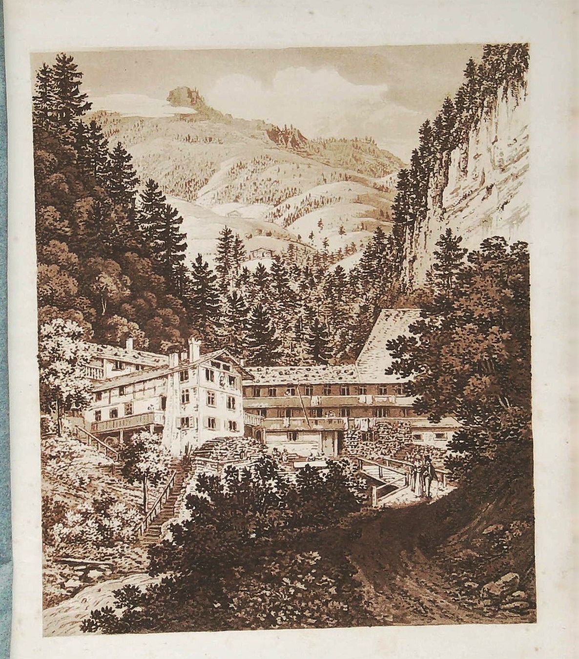 Stiche: Weissenburg Neujahrsblatt 1822 mit Ansicht – Gebraucht aus Rafz von Helvet32