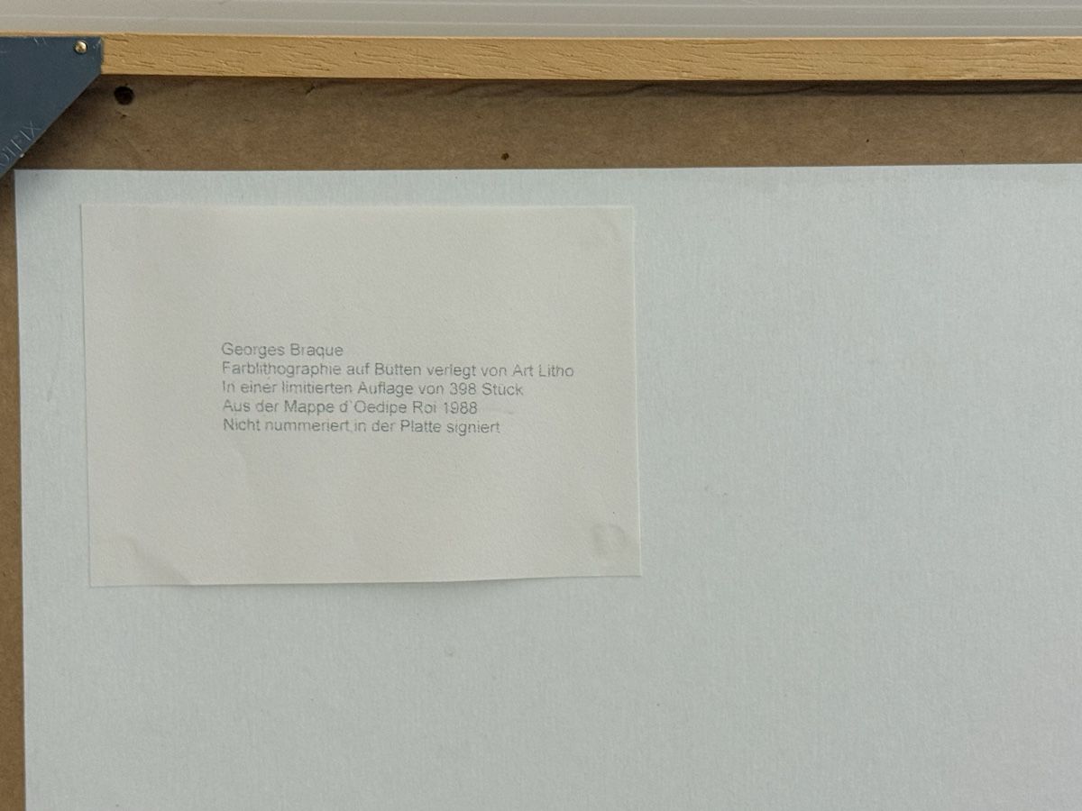 Arts picturaux & lithographies: Georges BRAQUE - Le char de Médée – D'occasion à Solothurn par NUVICO 2