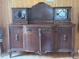 Vitrine massiv Holz guter Zustand