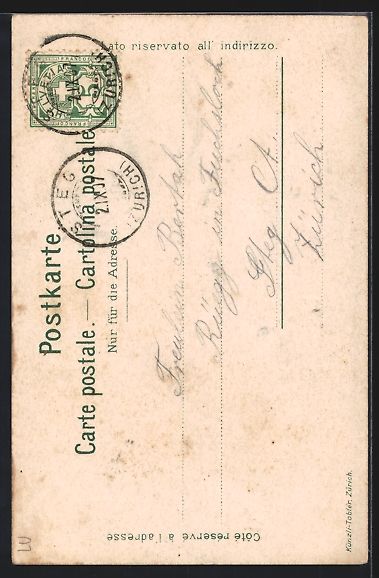 Cartoline postali: Toggenburger Milchsenn, schweizer Tracht – Usato da Berlin venduto da bartko-reher 1