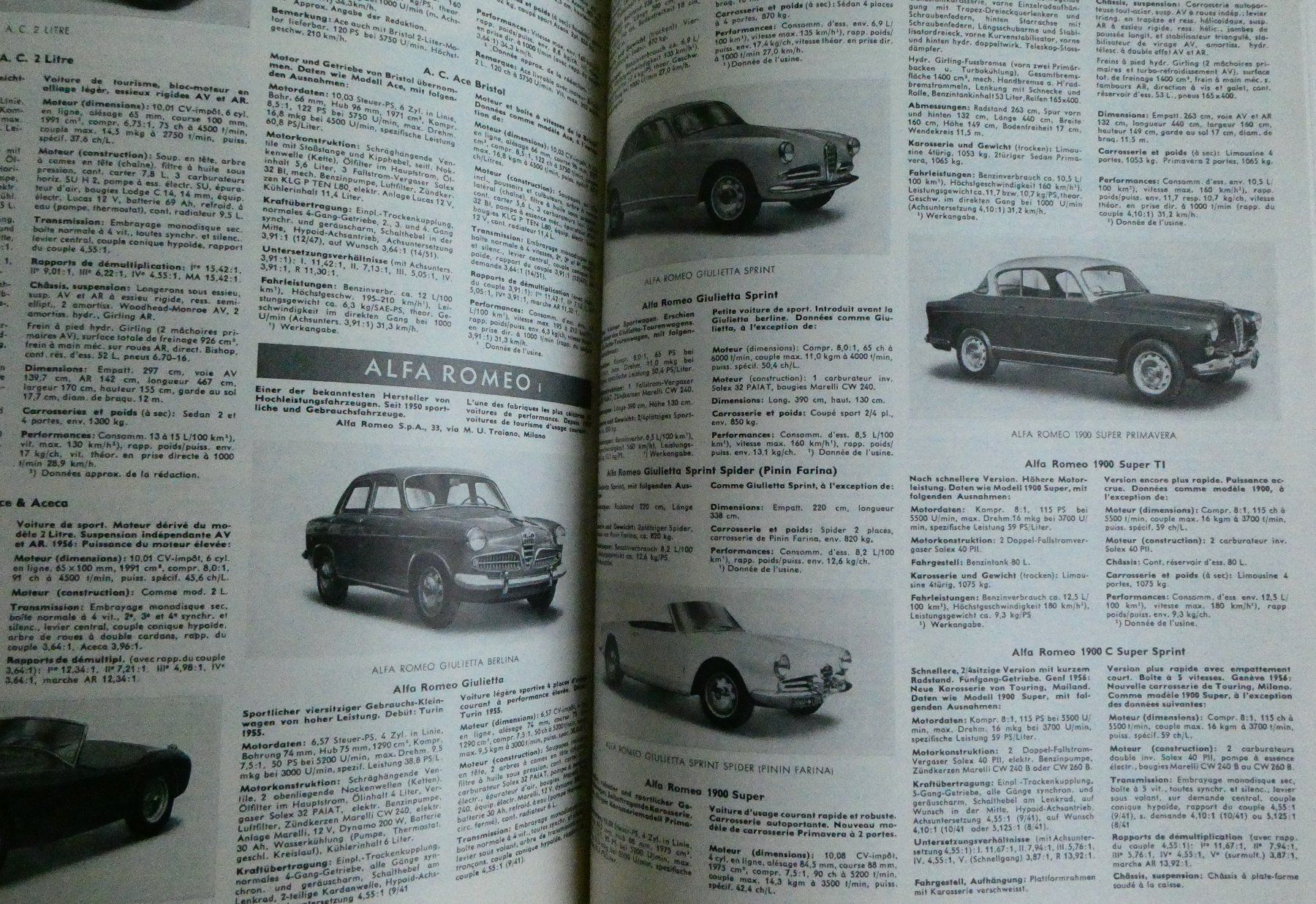 Riviste & Magazine: Automobil Revue Katalog 1956 – Usato da Jegenstorf venduto da Ak50 2