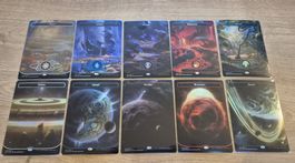 MTG Magic The Gathering - Alle Unfinity Full Art Manas FOIL
