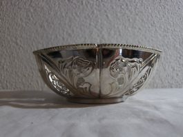 Anbietschale versilbert mit Punze