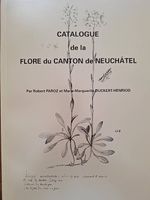 Catalogue de la flore du canton de Neuchâtel, publié en 1998