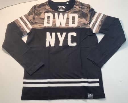 neuwertig: 158 164 DOWNLOAD langarm Shirt schwarz camouflage